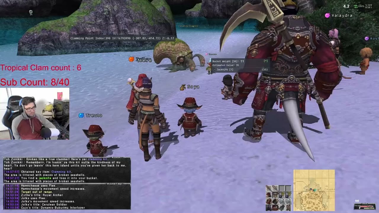 How to Make Unlimited Gil Clamming! FFXI HorizonXI