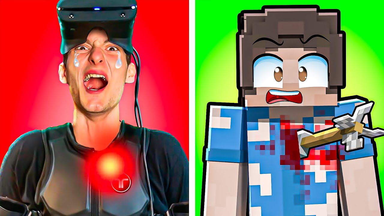 Minecraft Ama GERÇEK HAYATTA HASAR ALIYORUM? 🤕