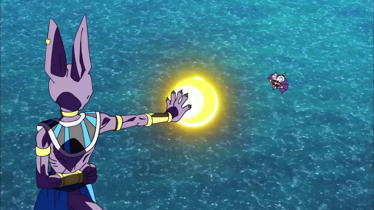Beerus Fights Majin Buu, Gotenks, Piccolo, Tien, Android 18 & Gohan