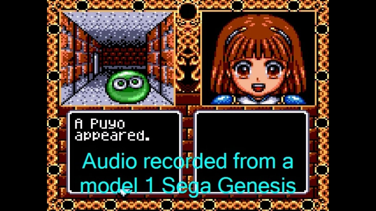 Try Out - Madou Monogatari Music Extended (Game Gear version on a model 1 Genesis)