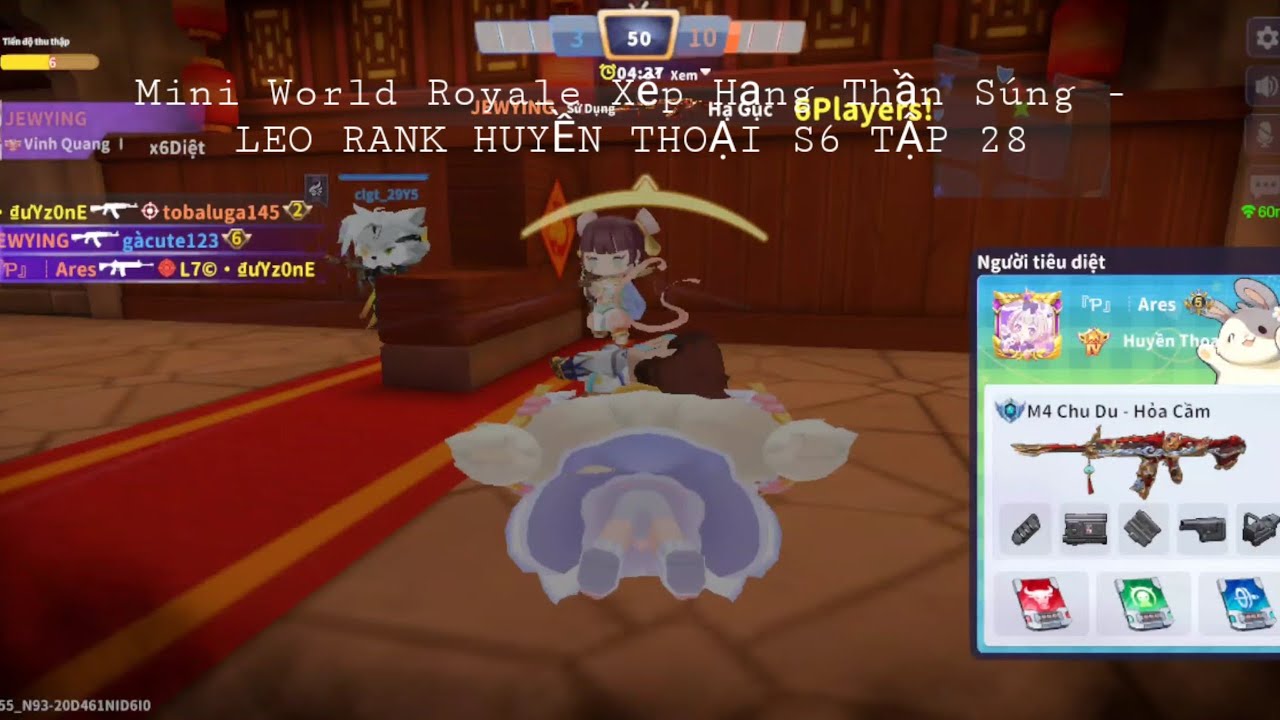 Mini World Royale Xếp Hạng Thần Súng - LEO RANK HUYỀN THOẠI S6 TẬP 28