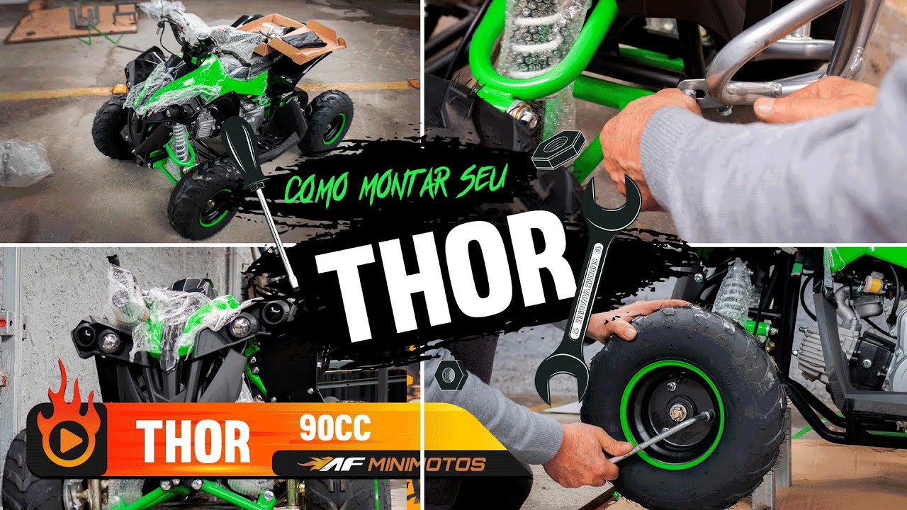 COMO MONTAR UM QUADRICICLO? - Thor 90 CC