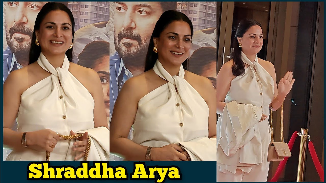 Shraddha Arya बहुत दिनों के बाद ... घर से निकलने का टाइम ही नहीं मिलता Attend Gandhi Talks Screening