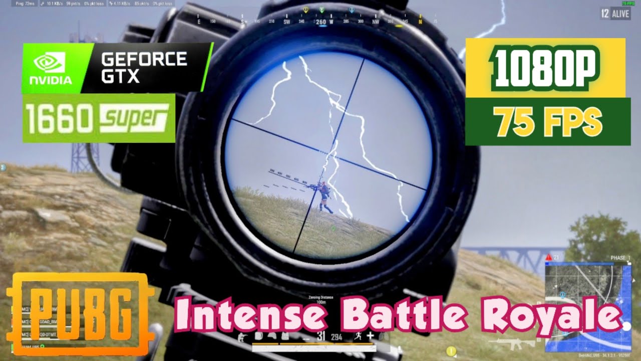 PUBG PC | Intense Battle Royale | Full HD Gameplay [1080p75FPS] | PlayerUnknown's Battlegrounds