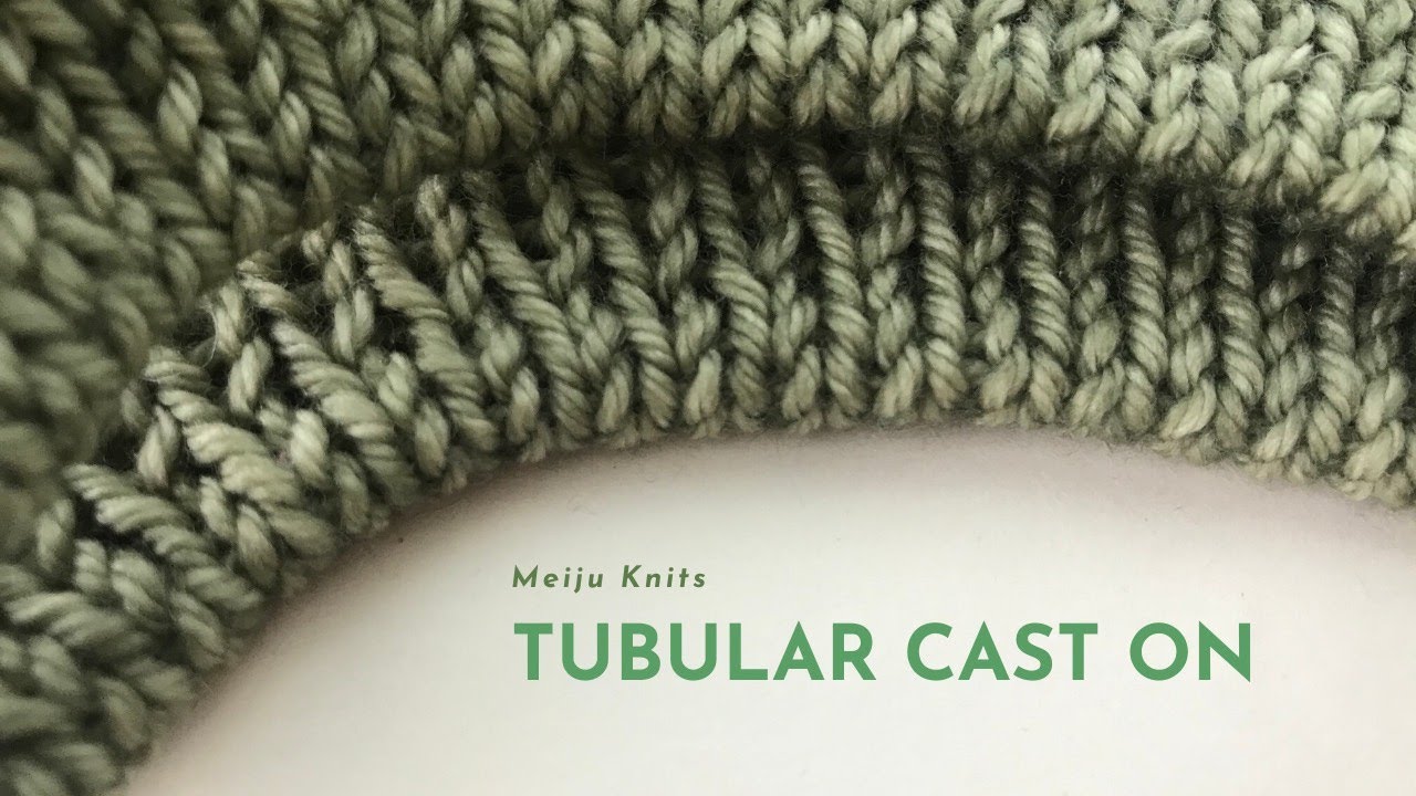 Meiju Knits Tips: Tubular cast on for knit 1, purl 1 ribbing