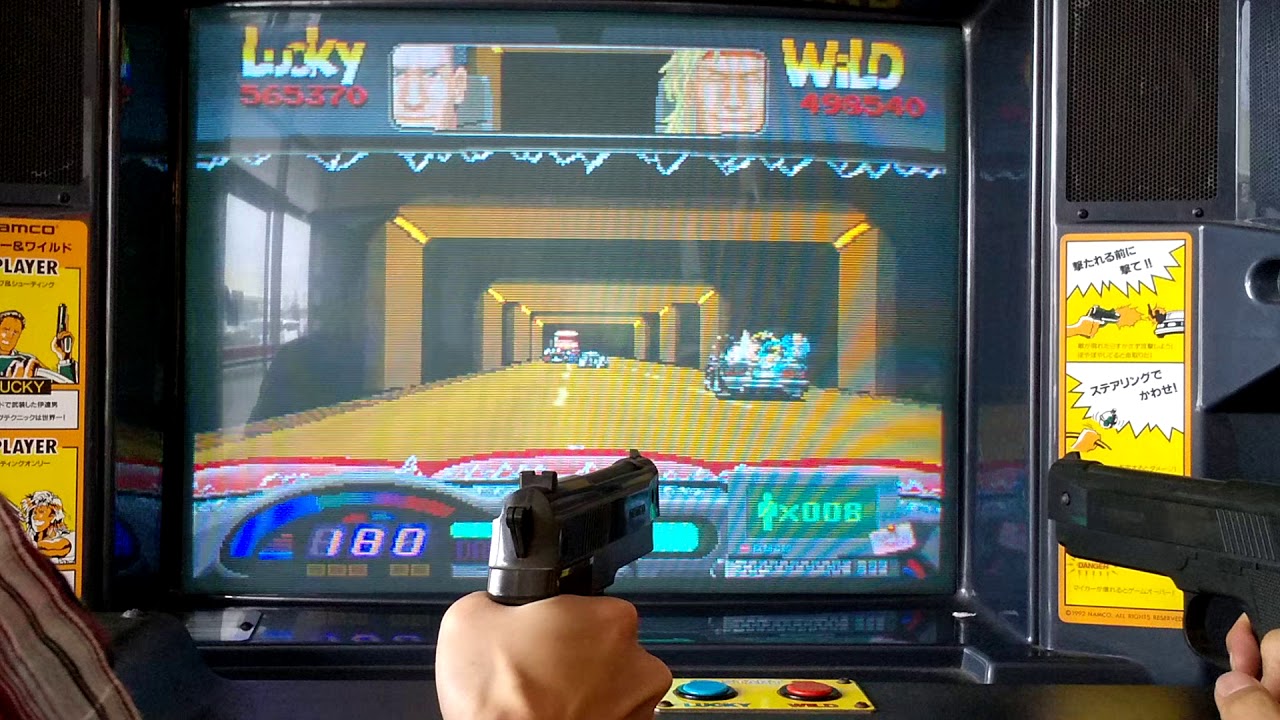 ナムコ ラッキー&ワイルド 実機 協力プレイでノーコンティニュークリア動画/NAMCO LUCKY&WILD REAL MACHINE 1CC(CO-OP PLAY)