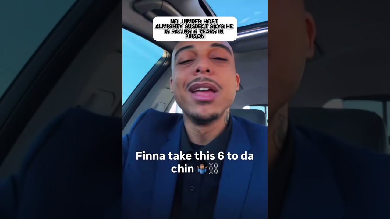 Almighty Suspect Says He Is Facing 6 Years In Prison #almightysuspect #nojumper #adam22 #4xtra #fyp