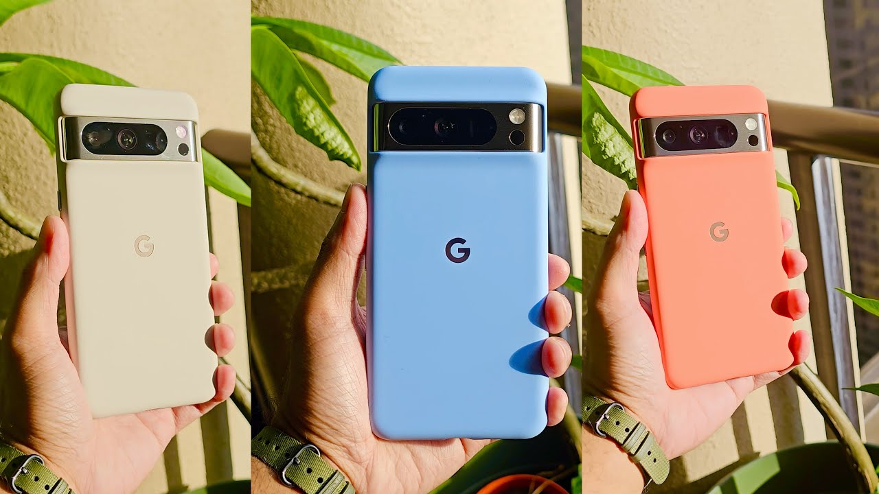 Pixel 8 Pro - Official Google Case Review (Bay, Porcelain, and Coral)