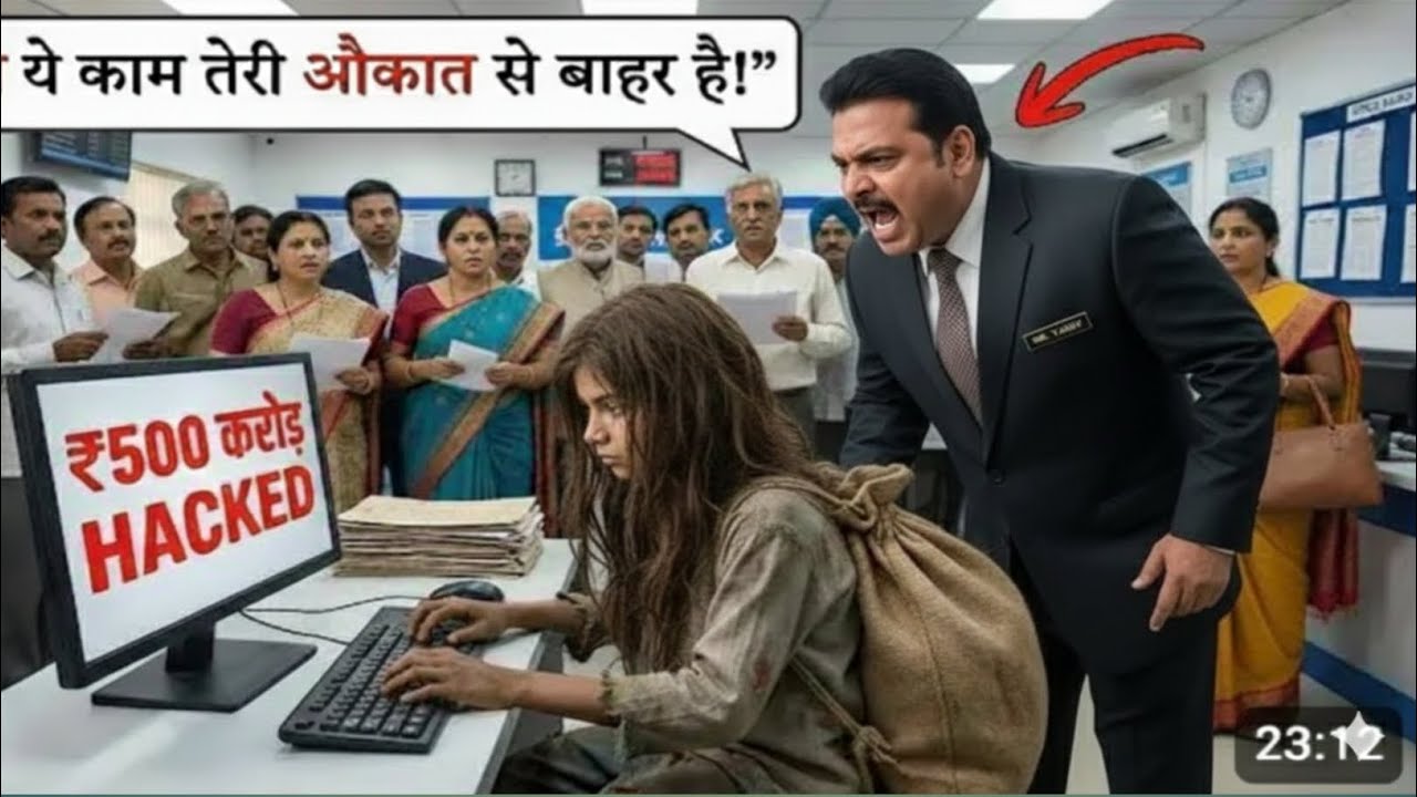 12 साल की कूड़ा बिनने वाली लड़की  ने बैंक के ₹500 करोड़  बचाए😱 | Emotional Story 2026