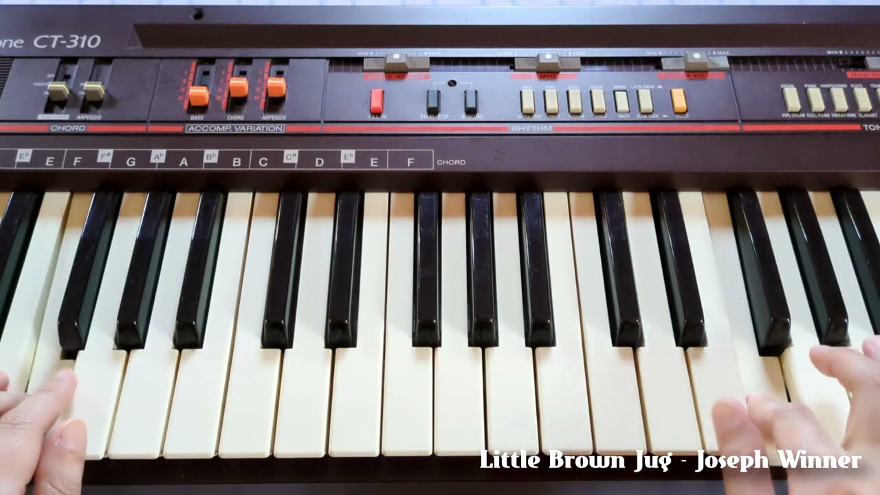 CT-310 (CASIO 80's Vintage Keyboad) Little Brown Jug - Joseph Winner