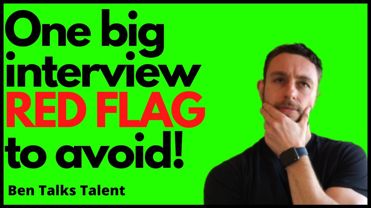 One Red Flag a Hiring Manager for Google and Amazon Always Look For - (Avoid Making This Mistake)