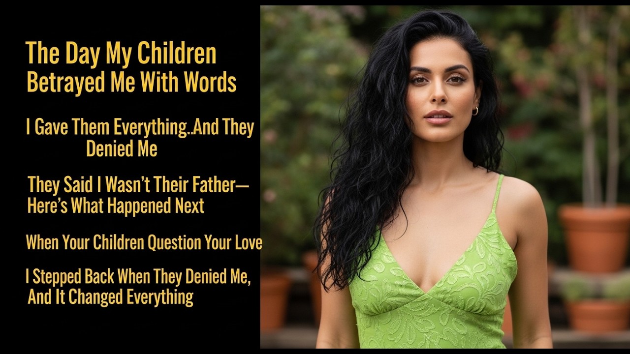 They Claimed I Wasn't Their Real Dad, So I Stopped Acting Like One. They Regretted. Betrayal Stories