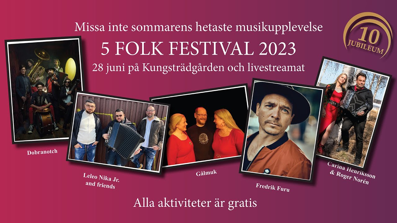 5 Folk Festival 28 juni 2023