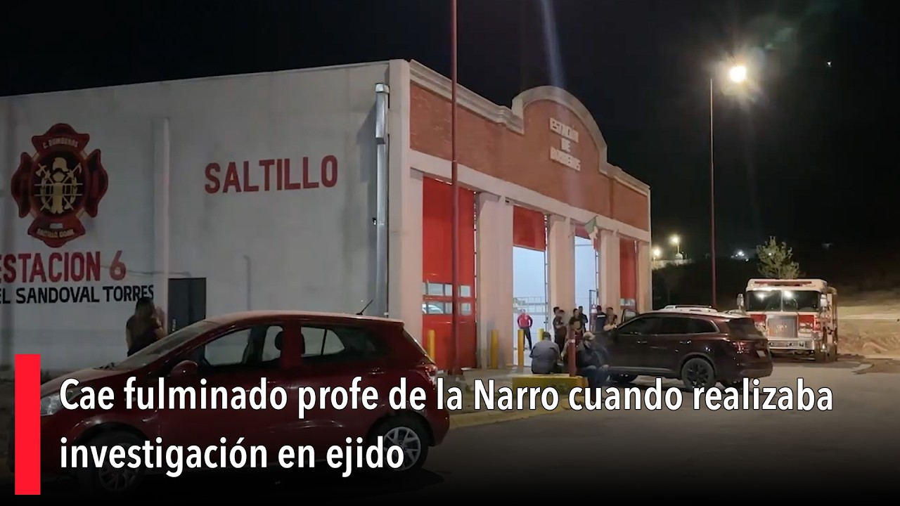 Cae fulminado profe de la Narro cuando realizaba investigación en ejido