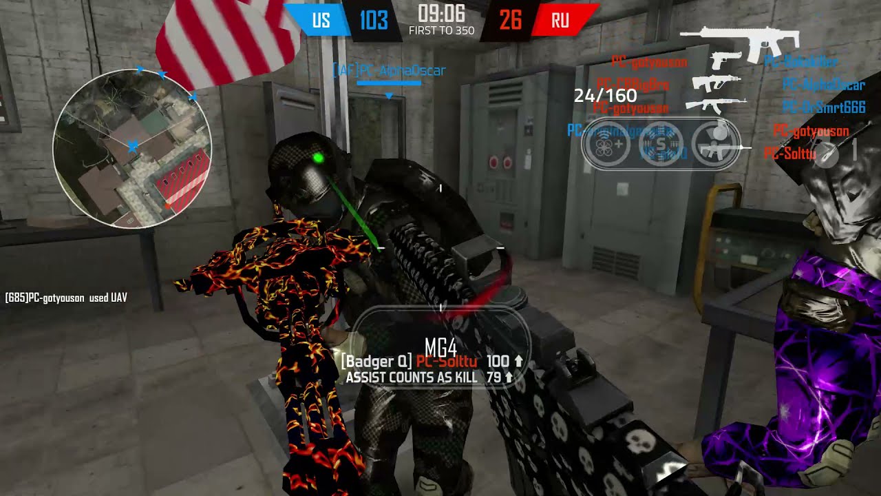 Bullet Force [Badger Q and Desert Eagle Concuest gameplay]