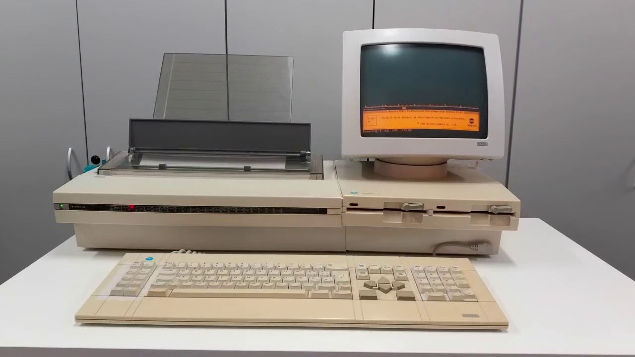 Vintage computer Minolta PCW-1