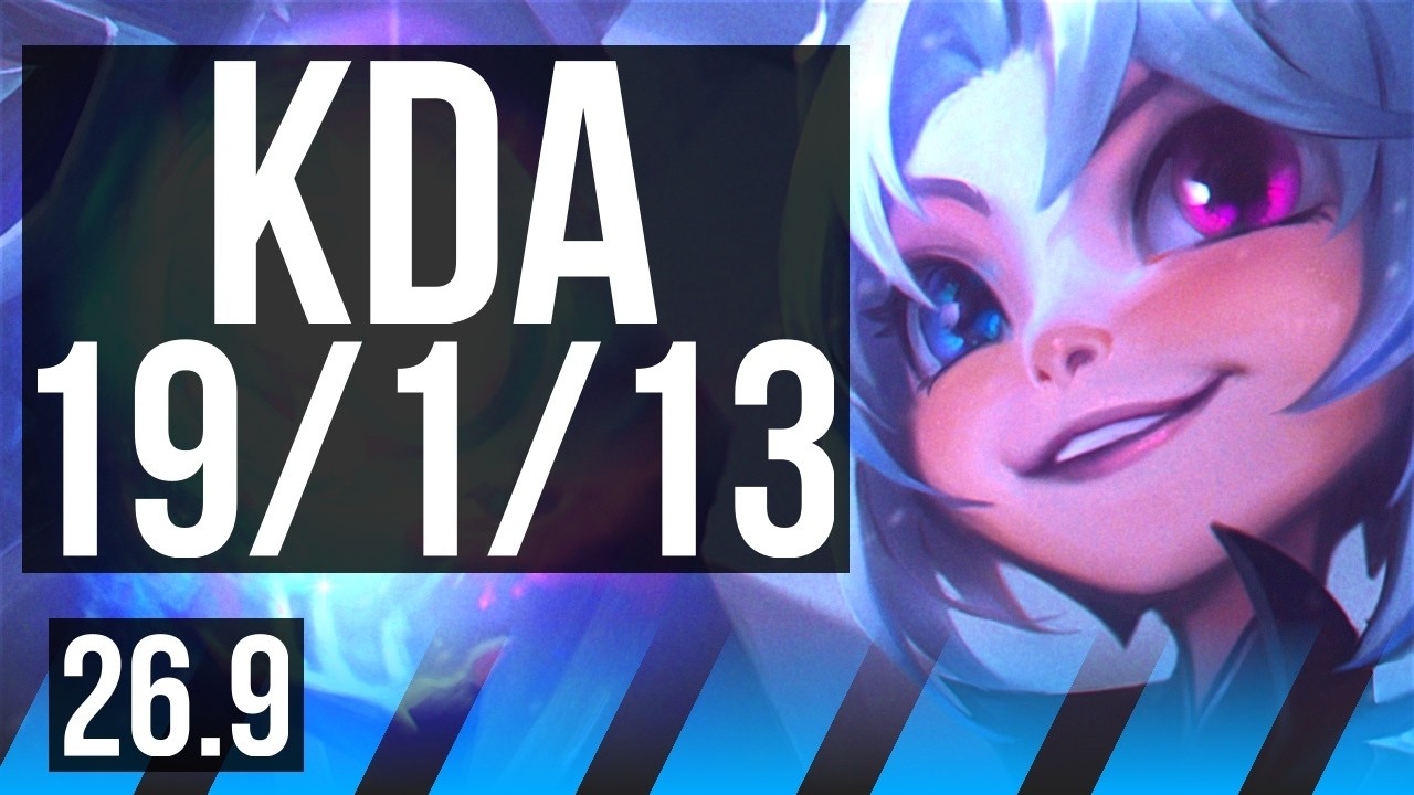 ZOE vs SYNDRA (MID) | Good KDA: 19/1/13 | KR Challenger | 26.9