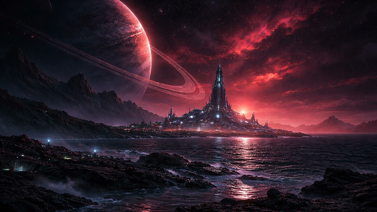 SciFi Artwork 4K | The First Colony | Screensaver Wallpaper for TV