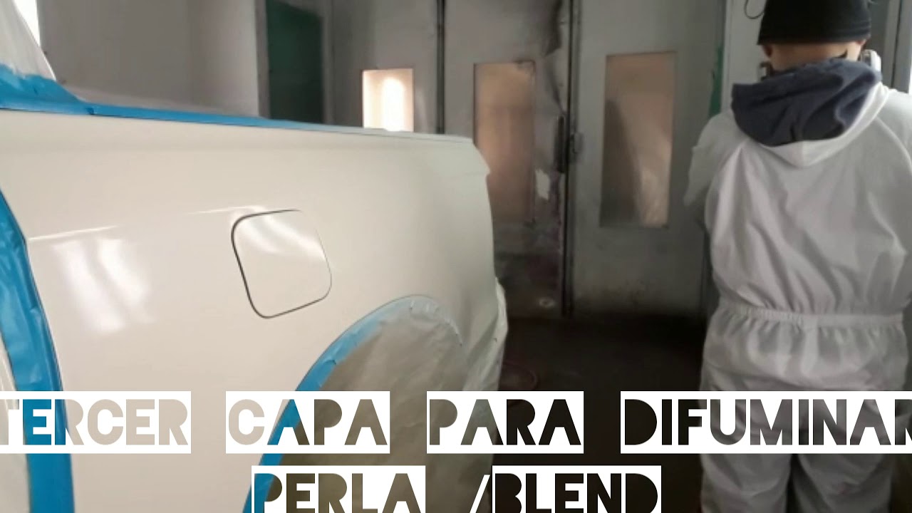 Pintando tripaca blanco perlado/difuminado de color perla/pintor salvadoreño en nj