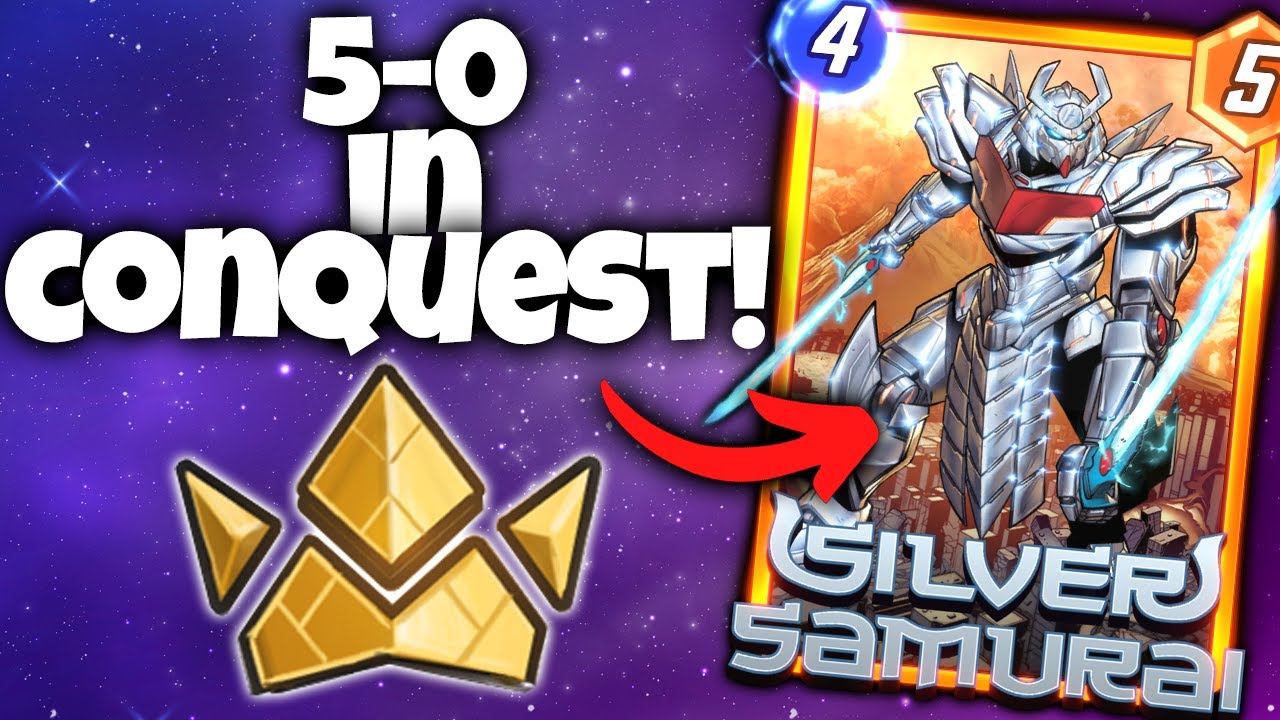 Silver Samurai WINS GAMES in Infinity Conquest | Best Marvel Snap Decks