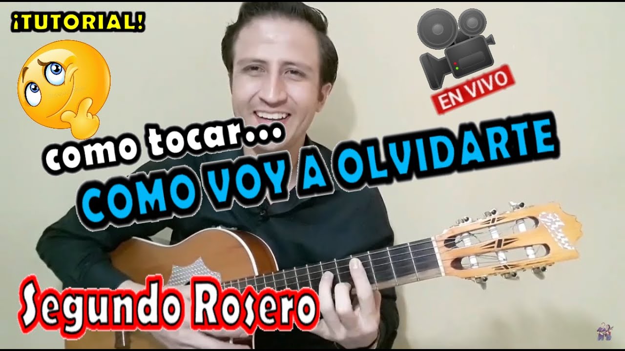 🎸Como voy a olvidarte - Segundo Rosero - Tutorial - Requinto/Guitarra - Con Adornos