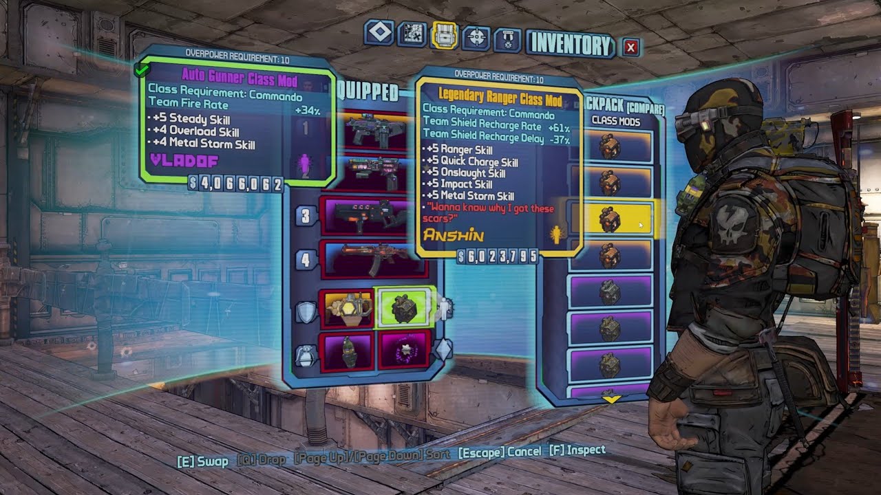 Auto gunner Axton Petes bar OP10