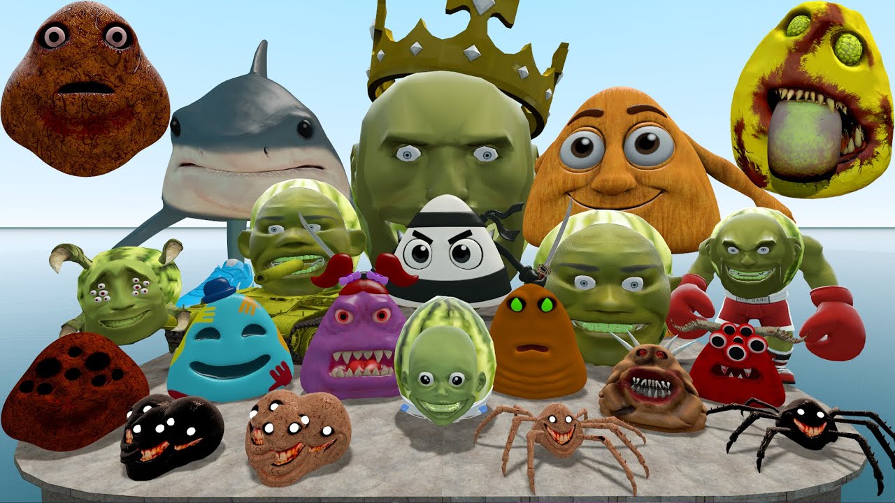 FLATWATER ALL 3D ROBLOX POU BOU'S REVENGE И ALL LIN GANG MELON SPARTAN KICKING в Garry's Mod