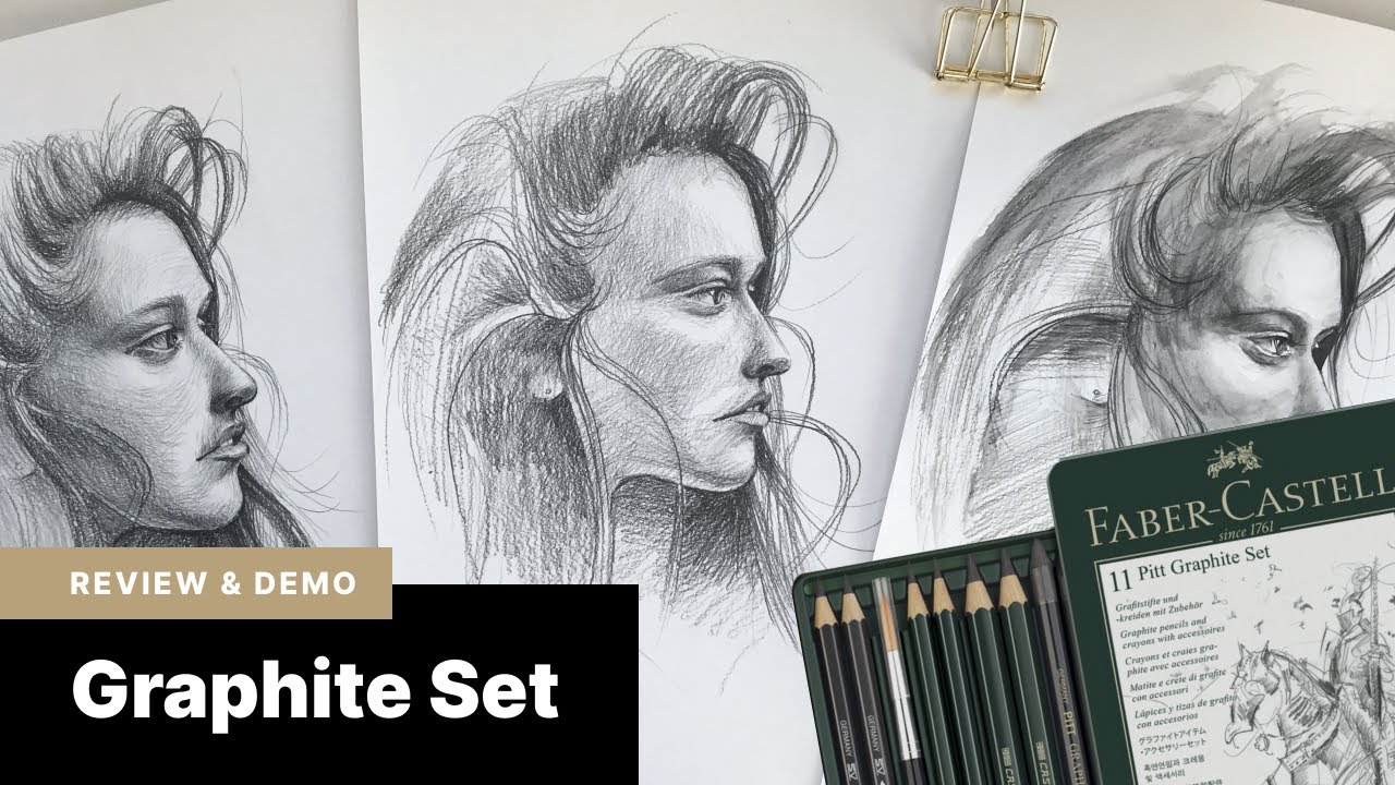 Faber Castell Pitt Graphite Set | Портрет карандашом