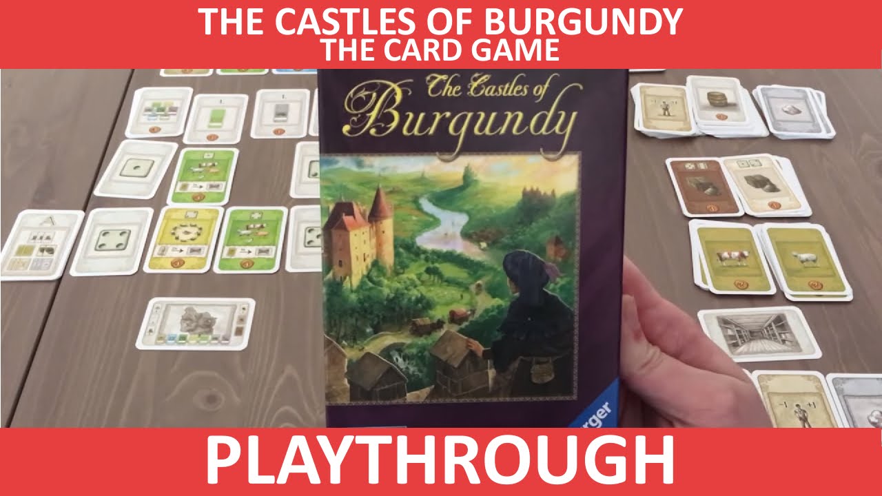 The Castles of Burgundy: The Card Game - Solo Playthrough