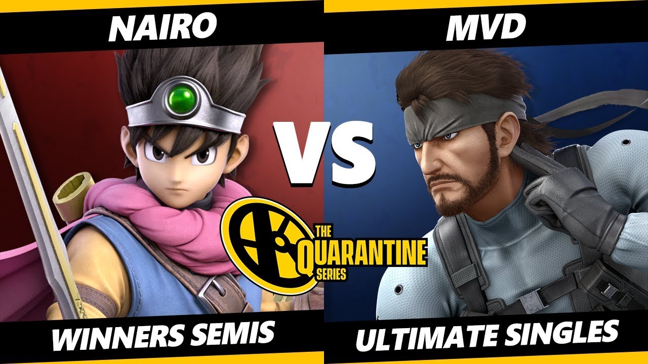 The Quarantine Series Winners Semis - Nairo (Hero) Vs. MVD (Snake) Smash Ultimate - SSBU