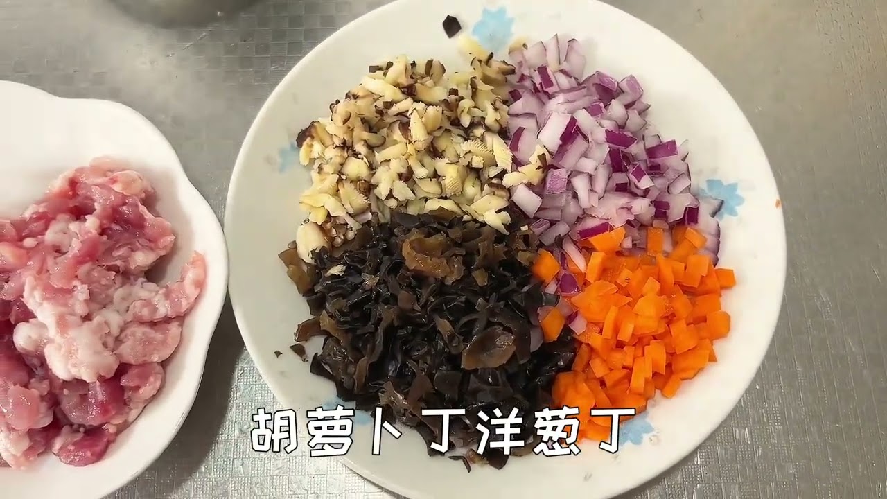 二伏吃面，5种食材打卤面，营养美味 #美食分享 #美食教程 #面条🍜