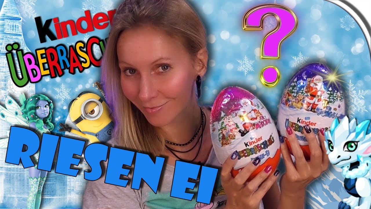 RIESEN Ü-Eier für Mädchen & Jungs 👧 Was ist drin?! 👱🏻‍♂️ KINDER ÜBERRASCHUNG | Ü-Eier auspacken