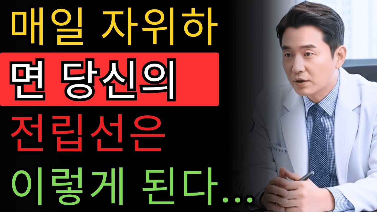 매일 자위하는 남성의 전립선에 무슨 일이 생길까? | 류지헌 의사