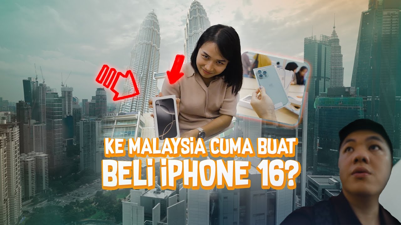 Beli Iphone 16 langsung di Apple Store Malaysia