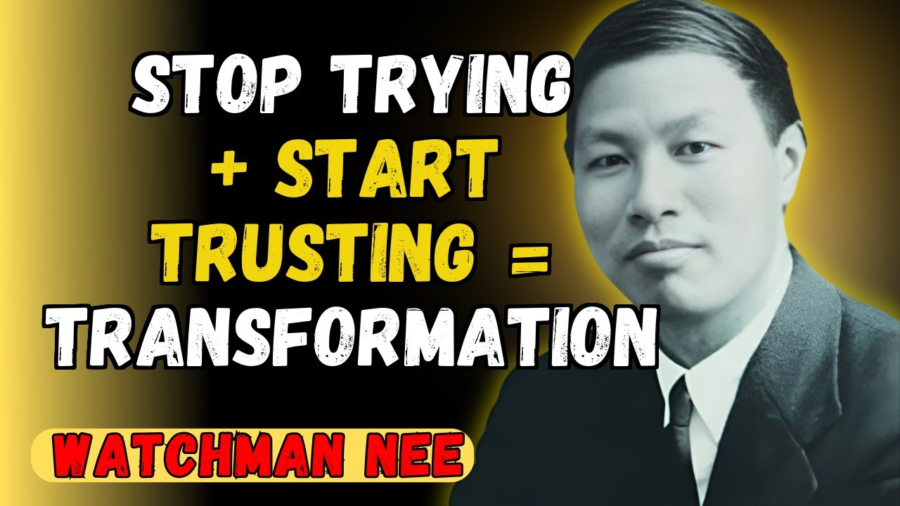 The TRANSFORMATION that HAPPENS when you STOP trying and START to TRUST