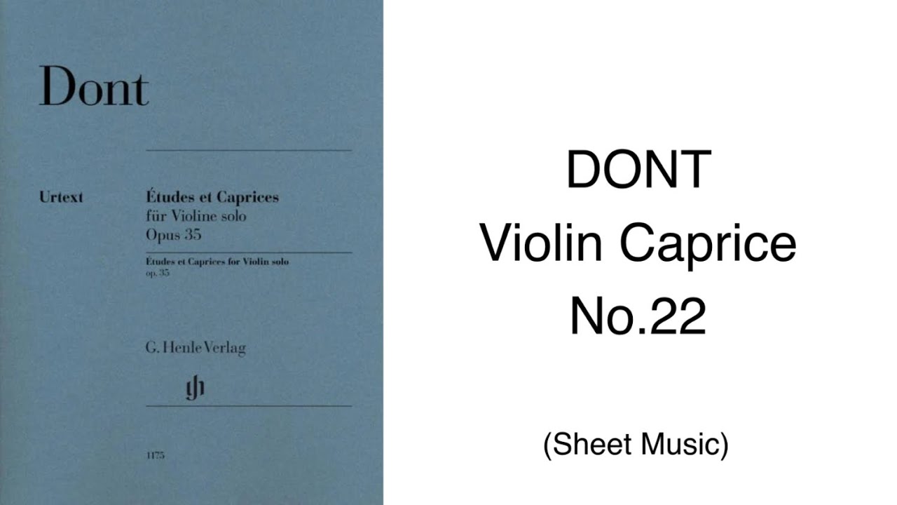 DONT 24 Violin Caprice No.22