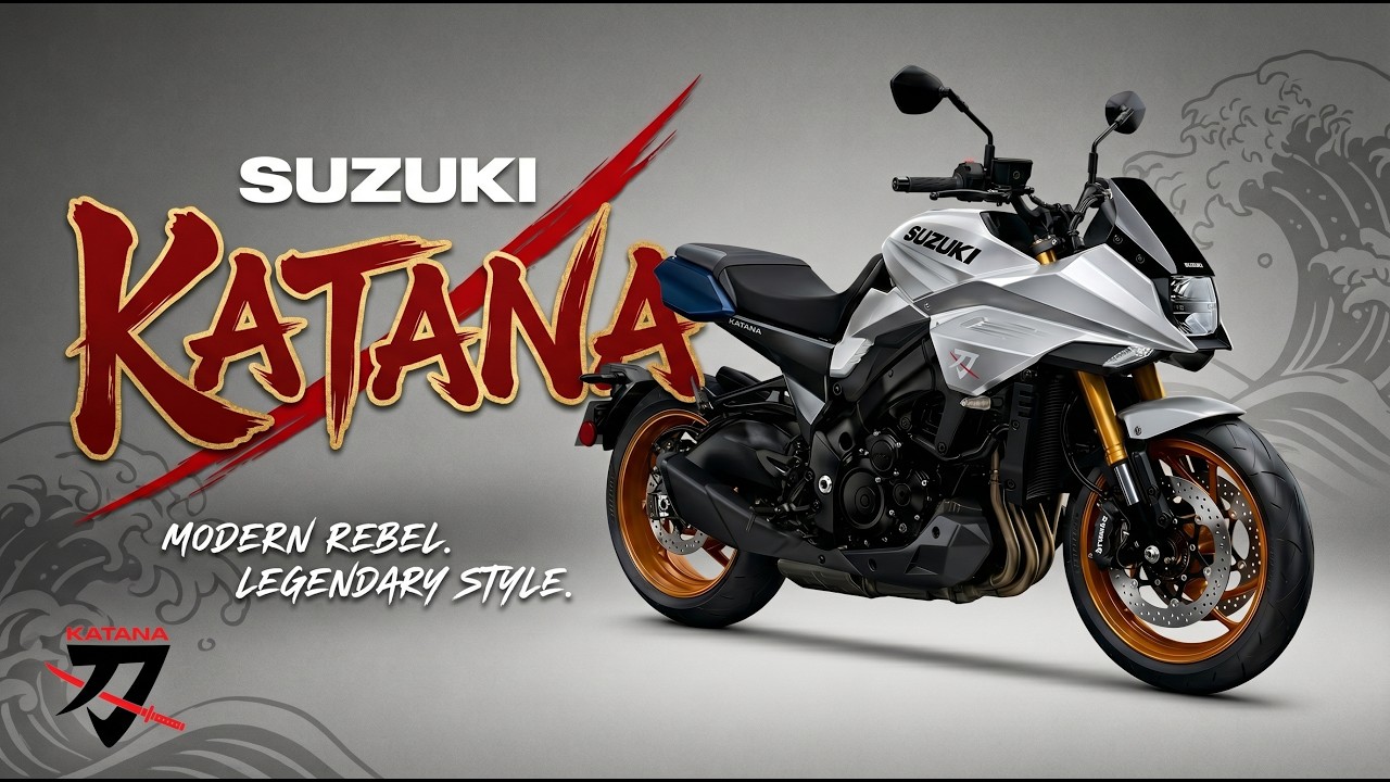 Рев рядной четверки! 2026 Suzuki Katana 999cc &mdash; неоретро-зверь