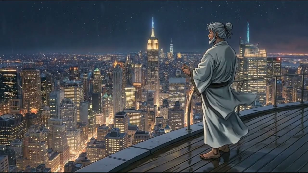Lofi Sensei | Above New York City Viewing The Empire State Building