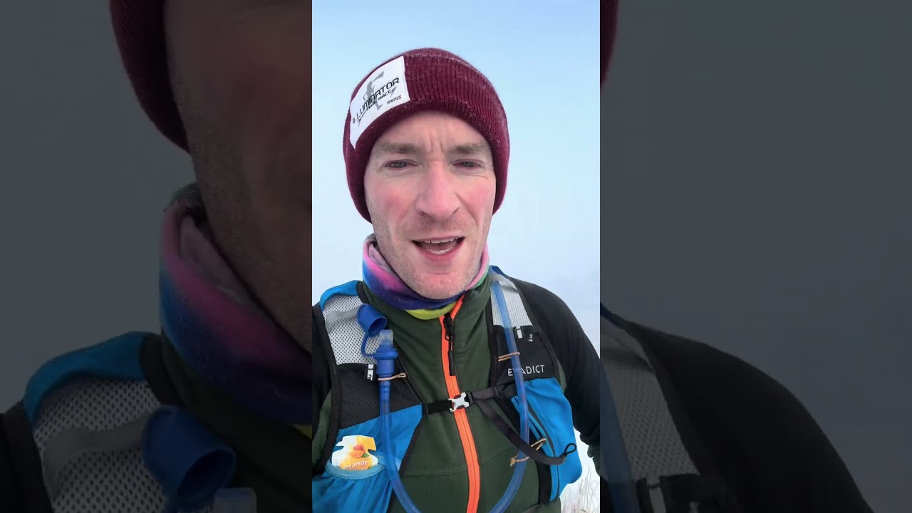 Runner freezes over a long run during Scotland 
