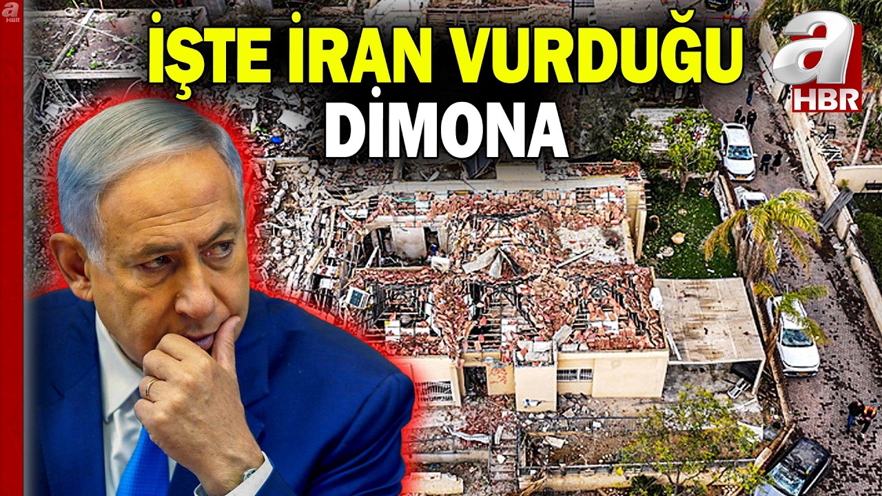 İran'ın FETTAH-2 ile vurduğu Dimona'daki yıkım g&ouml;r&uuml;nt&uuml;lendi | A Haber