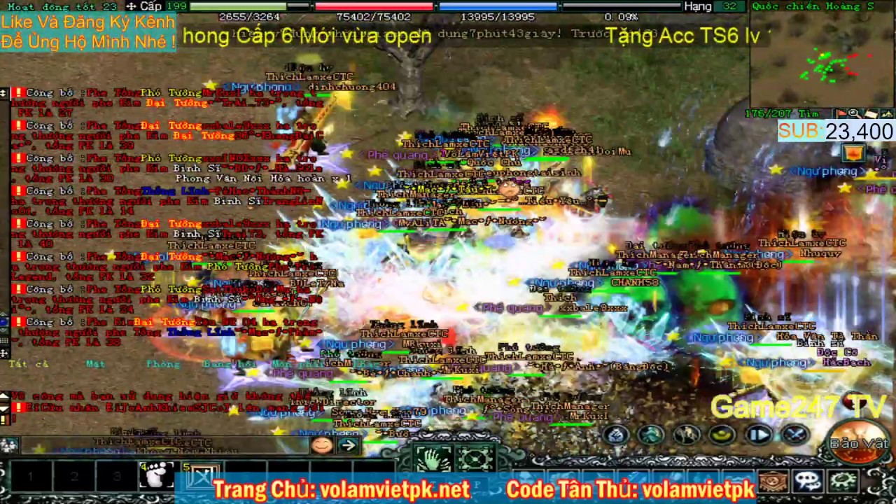 Thi&ecirc;n Tử ĐỤng L&agrave; VS Nam SƠn -  v&otilde; l&acirc;m việt pk  -  Game247 TV