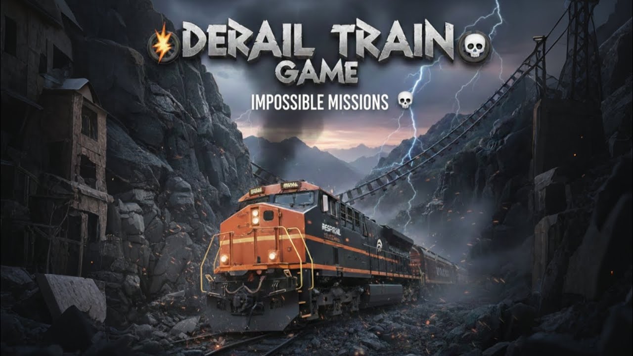 Ye kay ho gaya IMPOSSIBLE MISSION: Can This Diesel Train Survive? 🛤️🔥 (Derail Train Game)