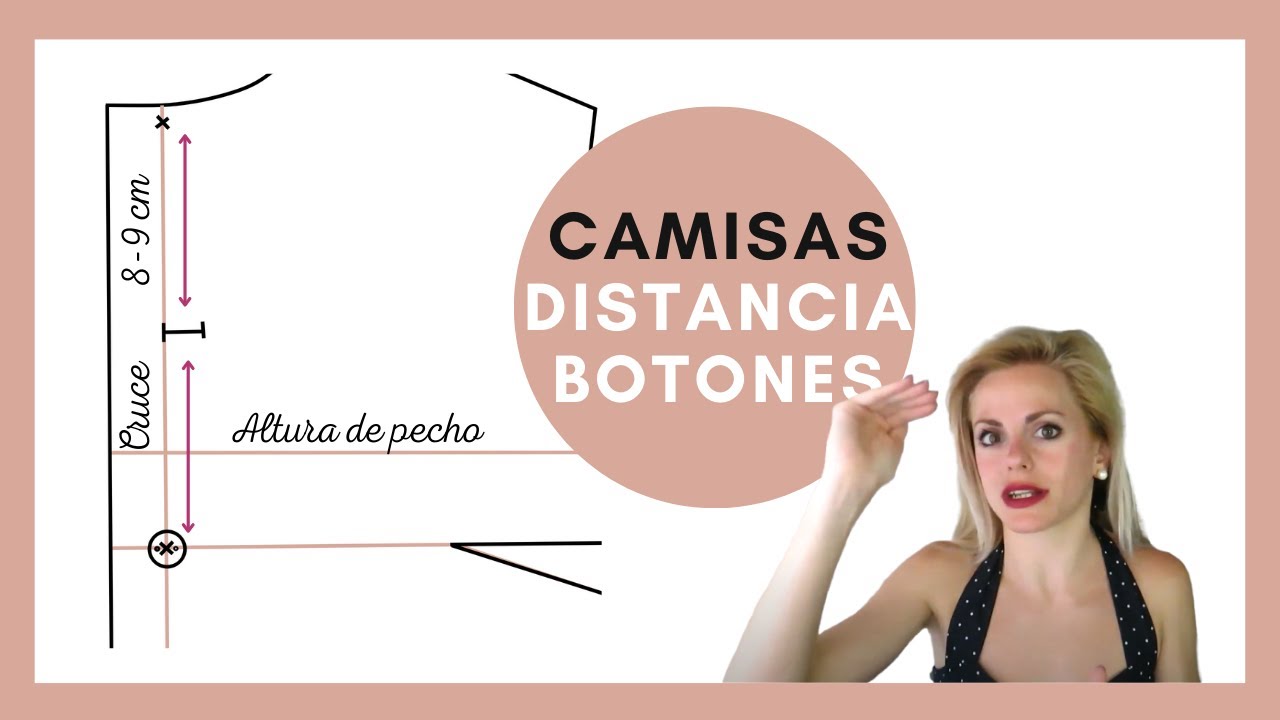 Distancia entre botón y botón