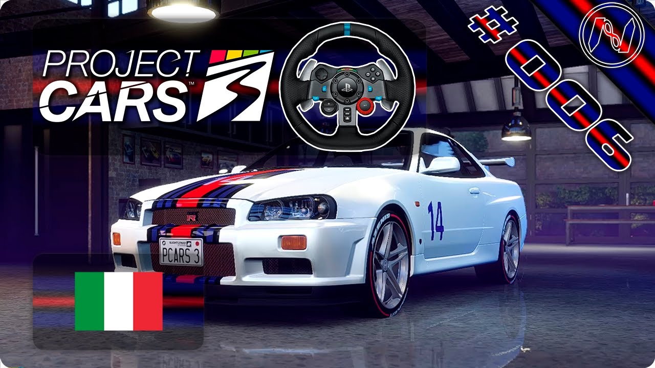 Project Cars 3 | Playthrough | G29 | Itália | Road E 5-16 | Hot Lap | Nissan Skyline GT-R R34