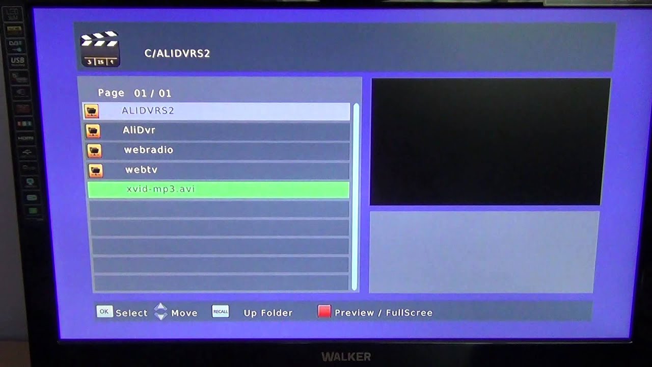 TV Star 505 DVB-T2 Receiver - Media Player