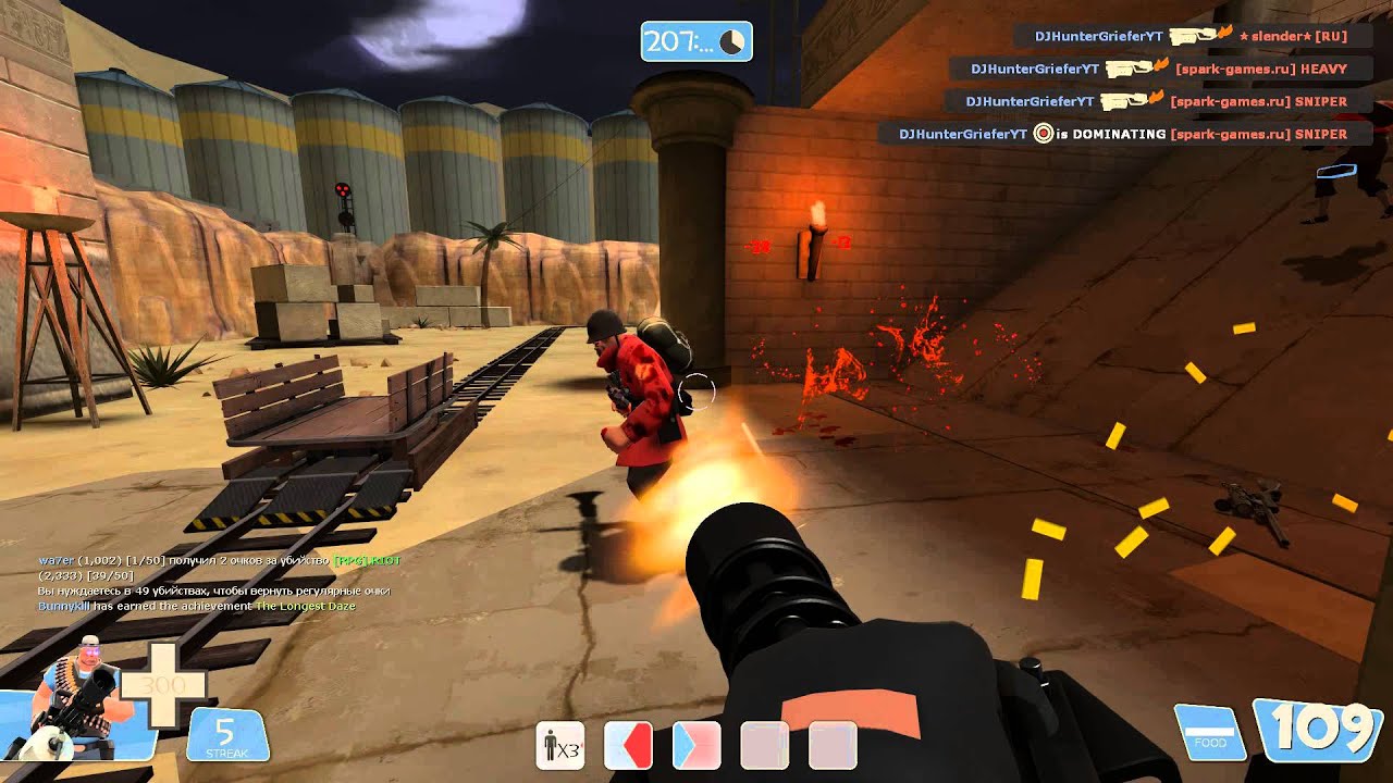 Team Fortress 2 Professional killstreak Minigun Incinerator Villainous Violet