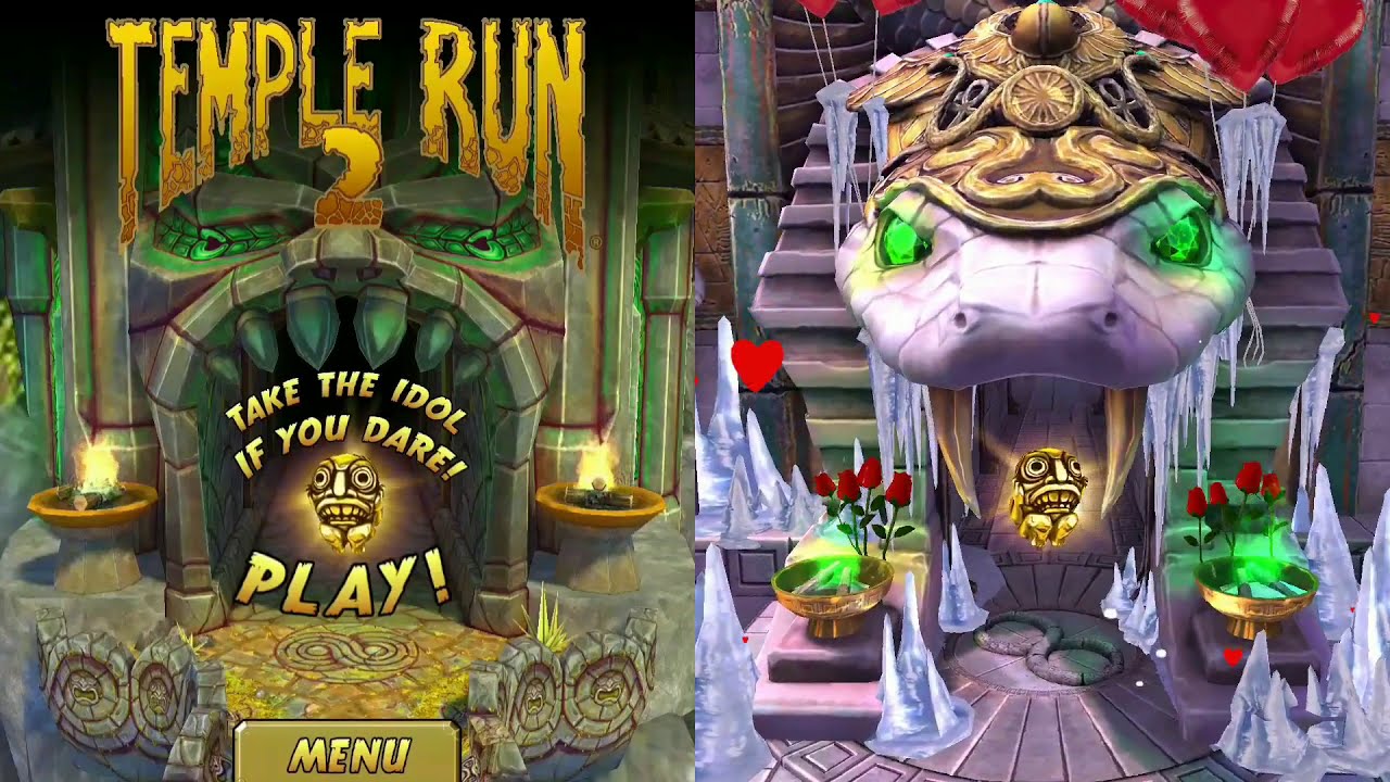 Temple Run 2 Sky Summit VS Winter Wasteland | Temple Run 2 | YaHruDv