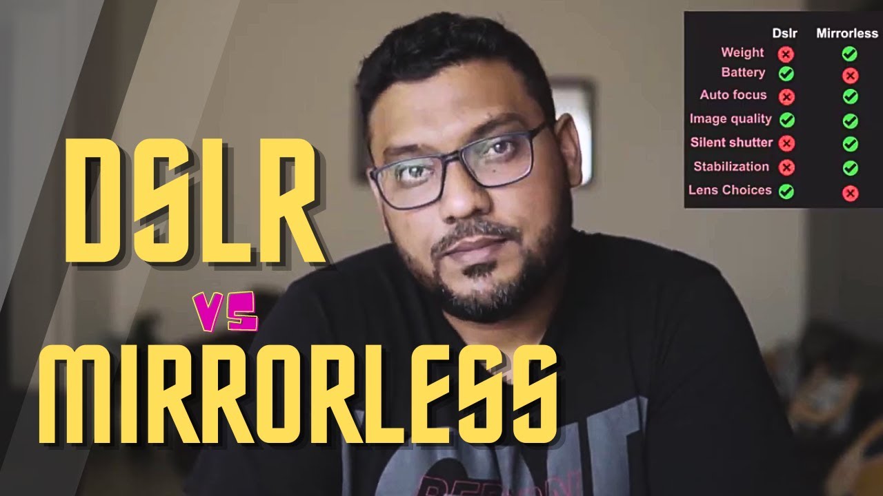 DSLR vs Mirrorless Cameras | Perfect camera for you | Hindi Urdu
