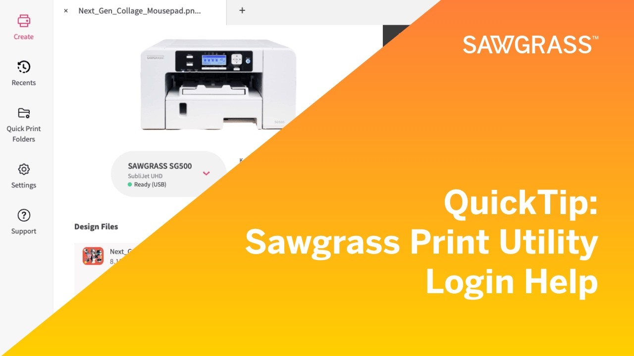 QuickTip Video Print Utility Login Help
