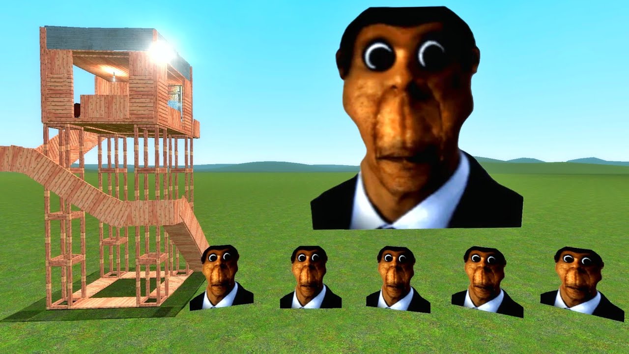 Obunga Nextbot Vs Towers in Garry's Mod